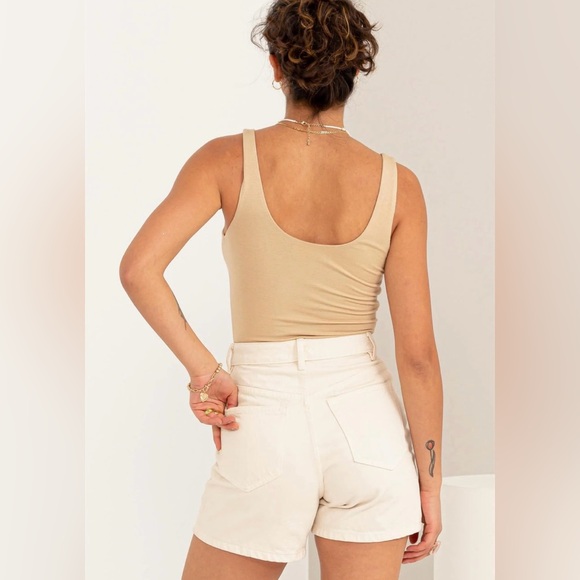 Double Zero Scoopneck Tank Bodysuit 2 PAIRS - Picture 3 of 9